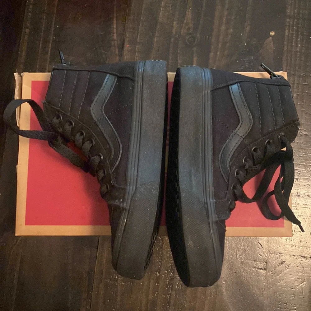 VANS SK8-Hi Zip black canvas size 12.5_5